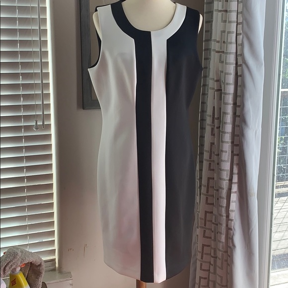 DKNY Colorblocked Sheath Dress NWT - Picture 3 of 12